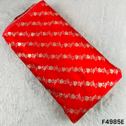 Zari Work Banarasi Silk Fabric-F4985